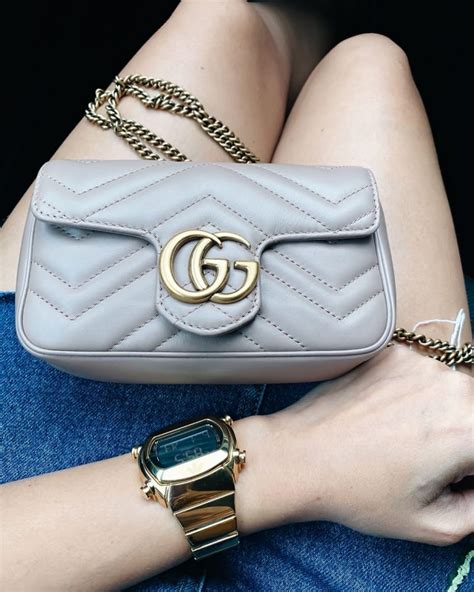 gucci marmont mini street style|Gucci Marmont mini bag price.